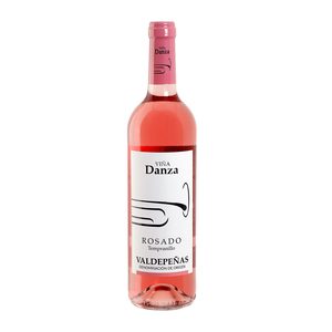 VIÑA DANZA vino rosado DO Valdepeñas botella 75 cl