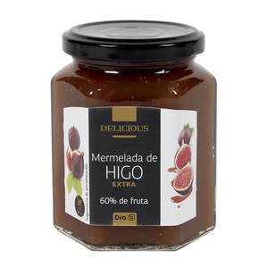 DIA DELICIOUS mermelada de higo extra 60% fruta frasco 320 gr 