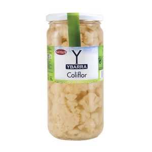 YBARRA coliflor natural frasco 400 gr