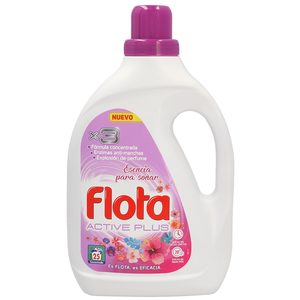 FLOTA detergente máquina líquido active plus esencia para soñar botella 25 lv