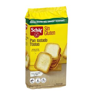DR. SCHAR pan tostado SIN GLUTEN paquete 260 gr