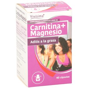 VIVISIMA+ carnitina más magnesio caja 40 cápsulas