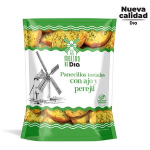 EL MOLINO DE DIA panecillos tostados con ajo y perejil bolsa 160 gr