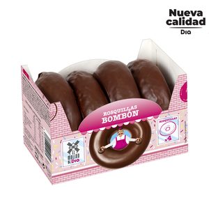 EL MOLINO DE DIA rosquillas de chocolate estuche 4 uds 240 gr
