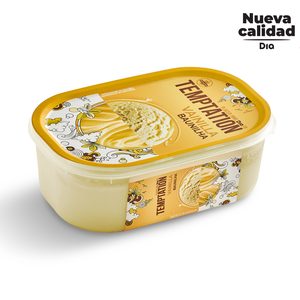 DIA TEMPTATION helado sabor vainilla barqueta 500 gr