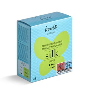 BONTE tampón con aplicador silk super caja 18 uds