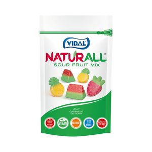 VIDAL golosinas naturall sour fruit mix bolsa 180 gr