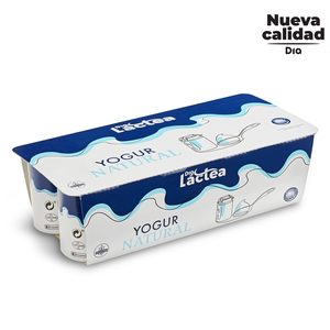 DIA LACTEA yogur natural pack 8 unidades 125 gr