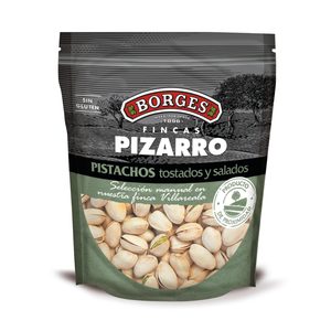 BORGES Pizarro pistachos tostados y salados bolsa 160 gr 