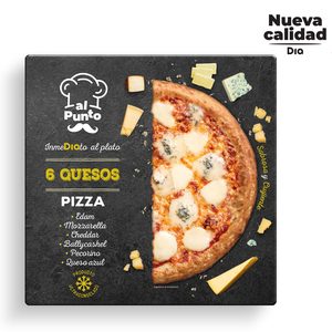 DIA AL PUNTO pizza 6 quesos envase 471 gr