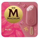MAGNUM helado bombón ruby caja 3 uds 216 gr