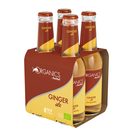 ORGANICS refresco ginger ale pack 4 botellas 25 cl