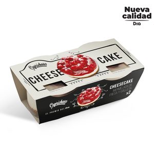 DIA CAPRICHOSO cheesecake pack 2 unidades 90 gr